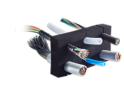 Cable bushings  Individual solutions for partition walls.