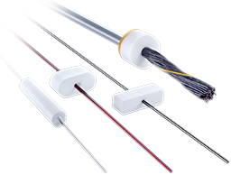 Cable guides Simple installation and secure hold of the cable.